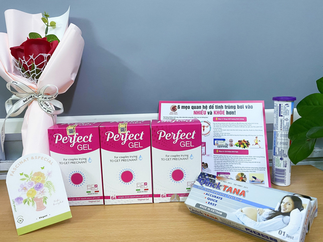 Perfect Gel đang gây nên một "cơn sốt" trong cộng đồng các cặp vợ chồng mong con tại Việt Nam (Ảnh: KHCC)