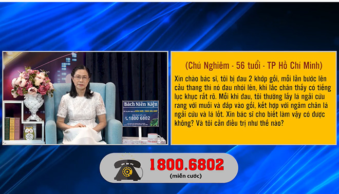 Tiến sĩ. Bác sĩ Nguyễn Thị Sơn giải đáp thắc mắc câu hỏi như sau
