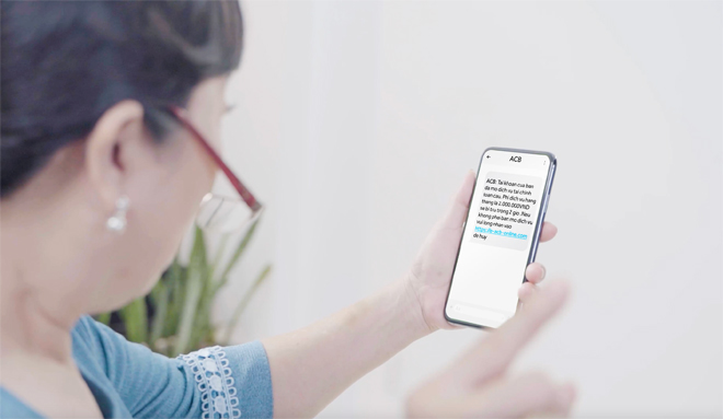 Ngân hàng ACB tung clip cảnh báo người dùng cẩn trọng với nạn lừa đảo thông qua việc giả mạo tin nhắn - 1