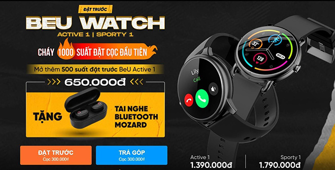 Thế Giới Di Động giảm giá 30% smartwatch BeU cho người lỡ chuyến đặt trước - 1