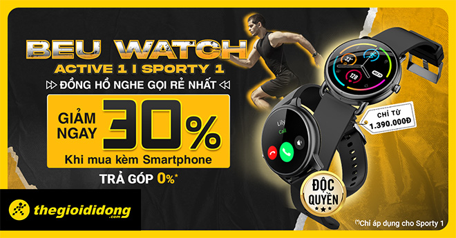 Thế Giới Di Động giảm giá 30% smartwatch BeU cho người lỡ chuyến đặt trước - 6