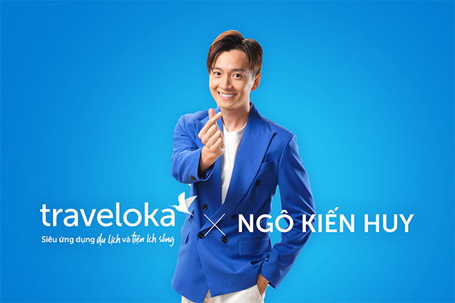 Traveloka chính thức công bố Ngô Kiến Huy là đại&nbsp;sứ thương hiệu tại Việt Nam.