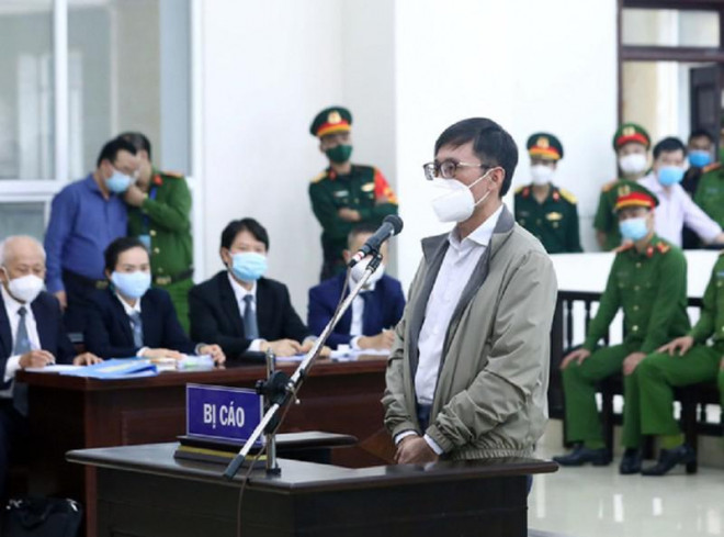 Bị cáo Nguyễn Duy Linh tại tòa. Ảnh: TTXVN