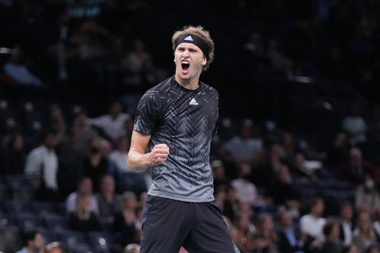 Zverev có 2&nbsp;điểm break rất quan trọng trong trận đấu này