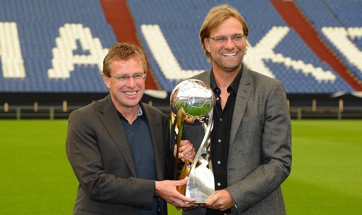 Rangnick có ảnh hướng rất lớn tới sự nghiệp cầm quân của Klopp