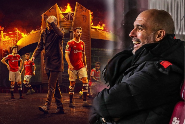 Thất bại của MU trước Man City cho thấy sự chênh lệch về đẳng cấp giữa Pep Guardiola và Solskjaer