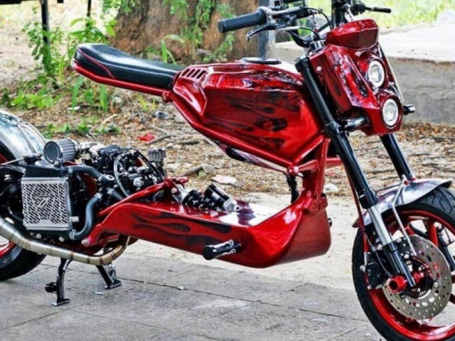 Thế giới xe - Siêu phẩm xe tay ga độ độc đáo của biker nước ngoài