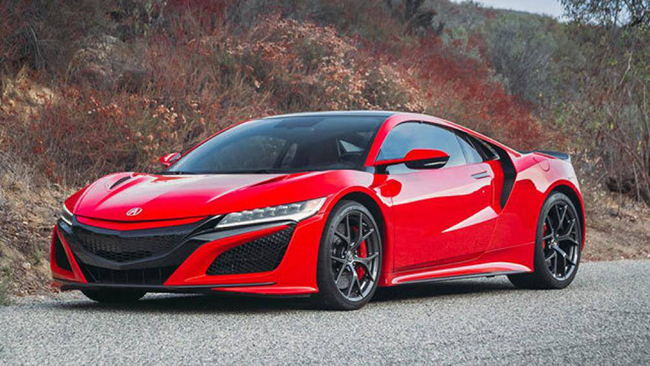 8. Acura NSX 2021 (giá khởi điểm: 157.500 USD)
