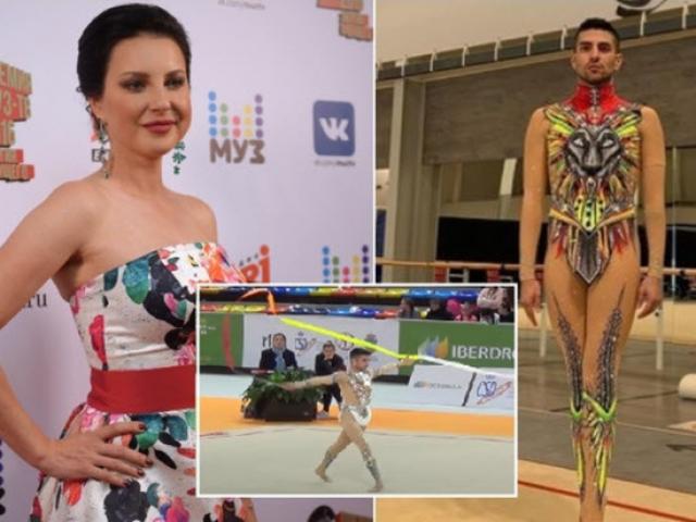 Thể thao - Ngã ngửa: Nam VĐV mặc váy siêu mỏng "xông" vào đua tài người đẹp thể dục