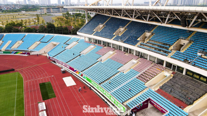 Toàn cảnh sân vận động Mỹ Đình trước giờ bóng lăn - 4