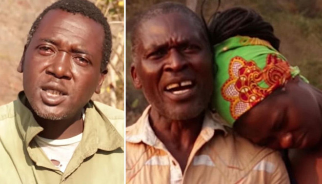 Người chồng Anthony (trái) và người vợ cùng anh rể (phải).