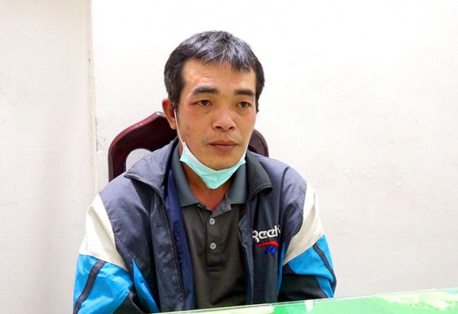 Đối tượng Tân bị bắt giữ.