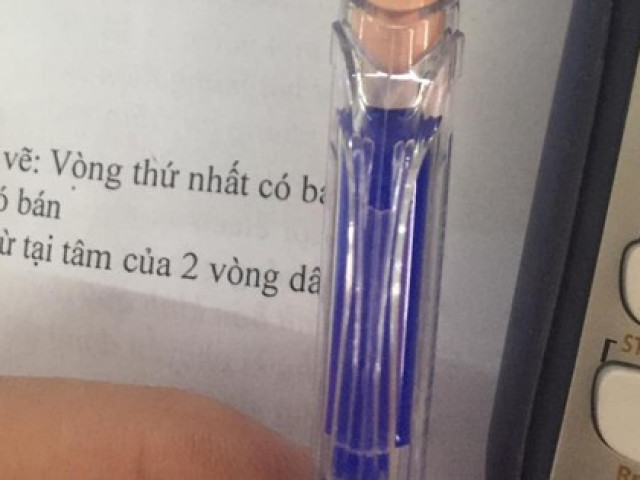 Bạn trẻ - Cuộc sống - Đi học thường xuyên bị mất bút, nam sinh nghĩ ra "chiêu" đảm bảo không ai dám "cầm nhầm"
