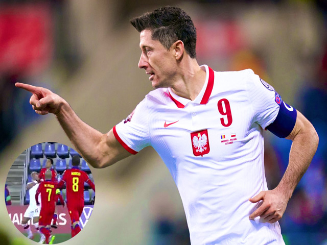 Bóng đá - Ngỡ ngàng thẻ đỏ "siêu nhanh" sau 10 giây giúp Lewandowski ghi 62 bàn