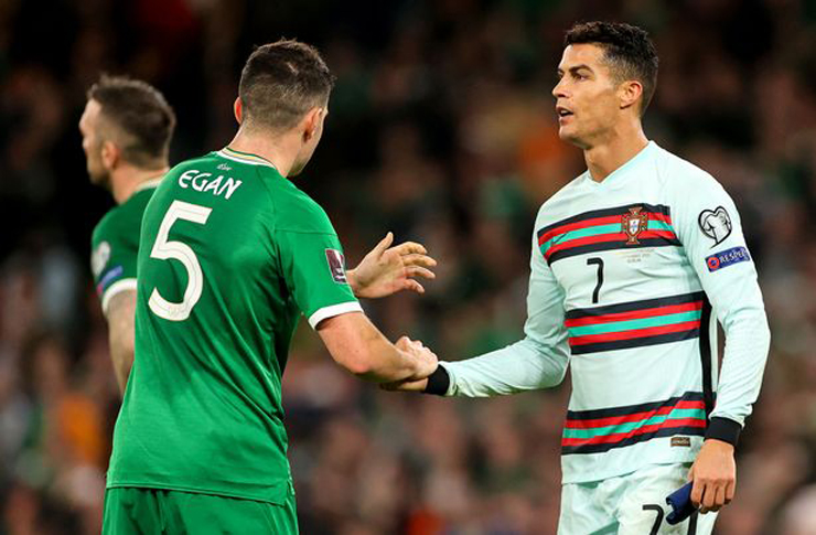 Trận hòa tai hại trước Ireland khiến Bồ Đào Nha chưa giành vé dự World Cup 2022