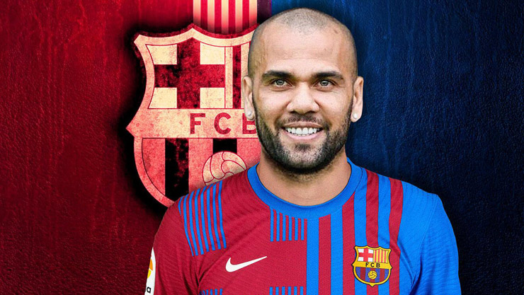 Hậu vệ kỳ cựu Dani Alves tái hợp Barca nhưng anh sẽ chỉ chơi cho CLB này từ đầu năm 2022