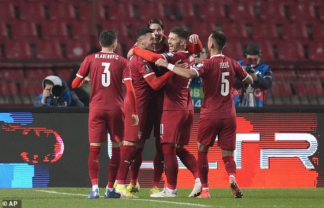 Serbia quyết tâm giành chiến thắng trước Bồ Đào Nha
