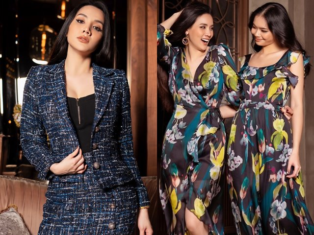 Đời sống Showbiz - Trang Nhung xinh đẹp đọ sắc bên 2 cháu gái "hoa hậu"