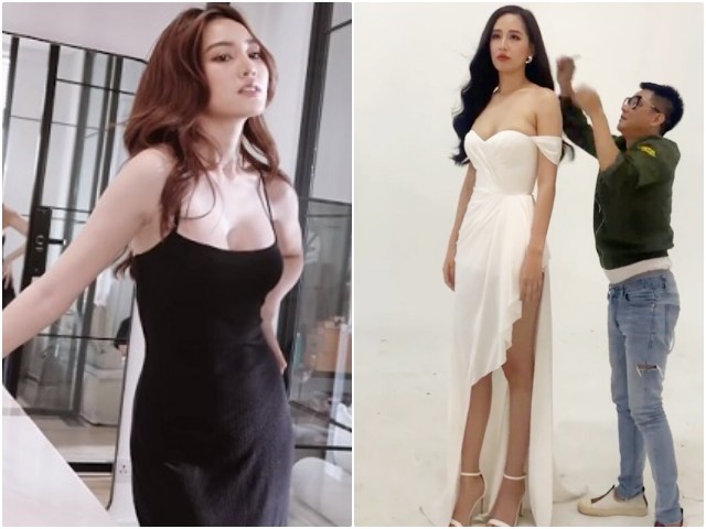 Giải trí - Ninh Dương Lan Ngọc lộ vóc dáng thật clip hậu trường có bất ngờ bằng cháu dâu tỷ phú Tư Hường?