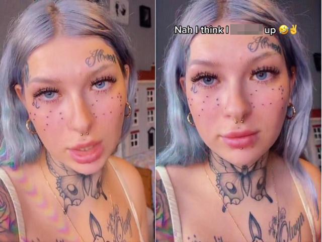 Bạn trẻ - Cuộc sống - Clip: Cô gái tự xăm những vết tàn nhang trên mặt gây sốc