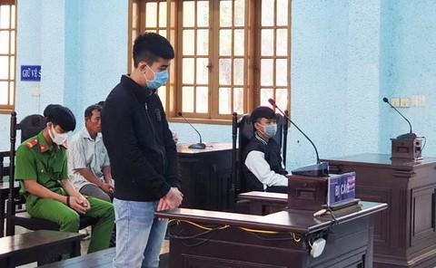 Bị cáo Thuận tại phiên tòa
