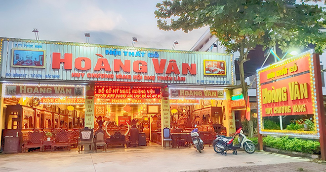 Cửa hàng nội thất gỗ Hoàng Vân