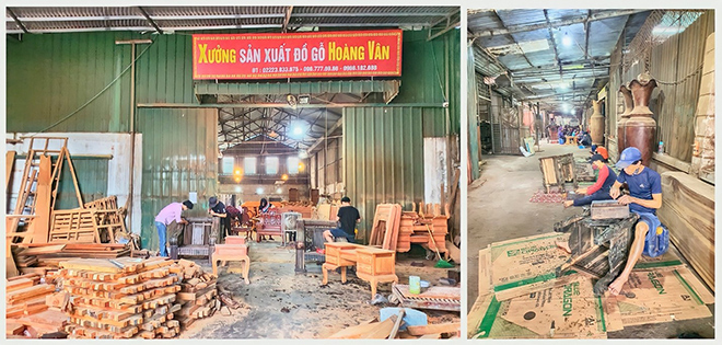 Xưởng sản xuất đồ gỗ Hoàng Vân