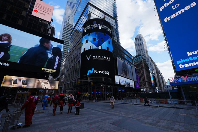 Xe điện VinFast sẽ lên sóng trực tiếp tại Quảng trường Thời đại, New York, Mỹ - 1
