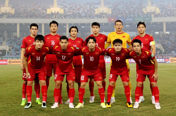 Các cầu thủ của ĐT Việt Nam đá chính trước Saudi Arabia tối 16/11 vừa qua