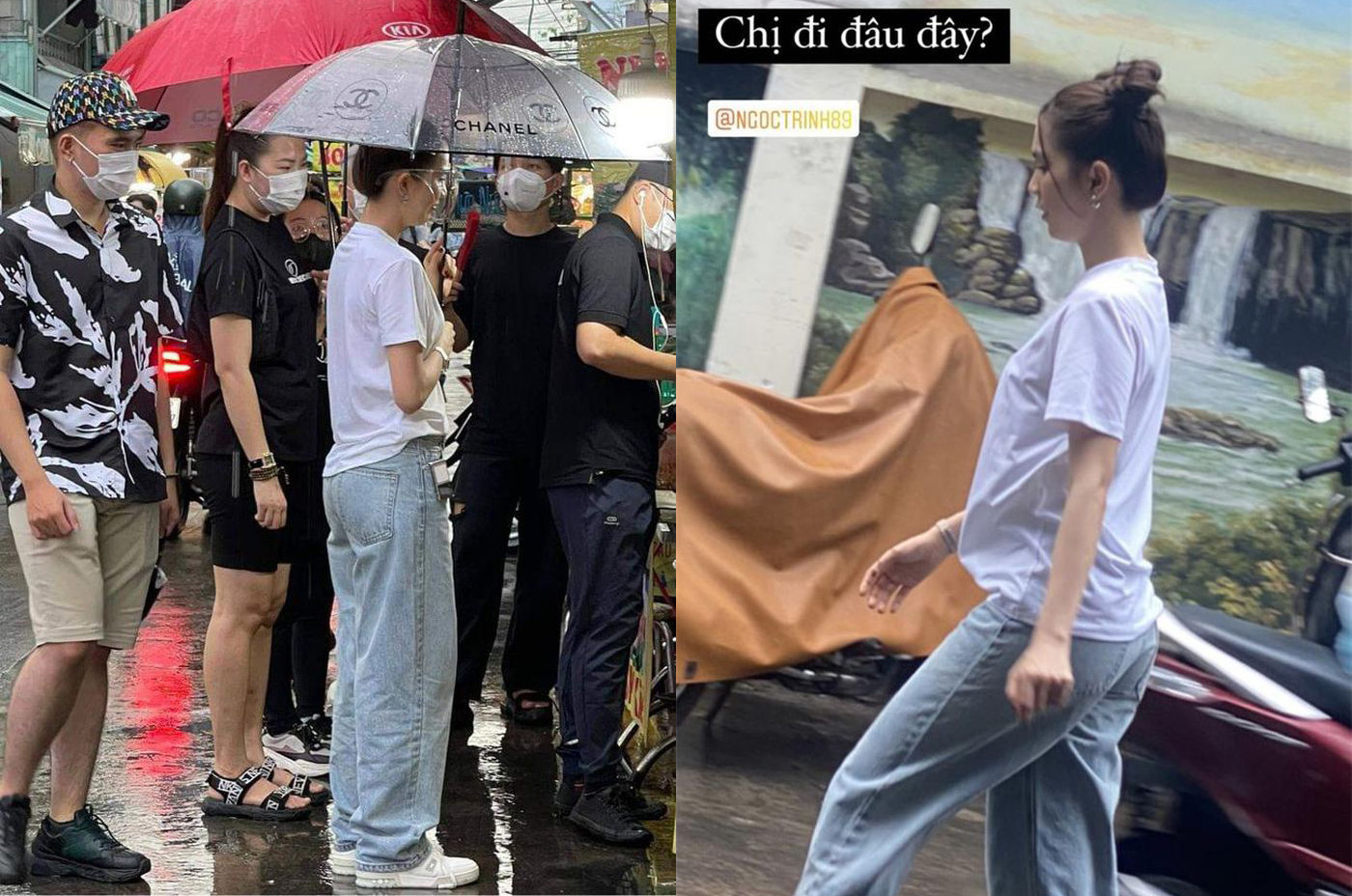 Chân dài Trà Vinh có hành động gây tranh cãi nơi đông người - 1