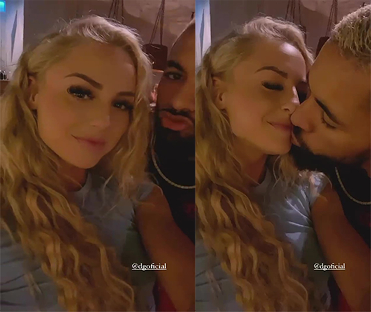 Dân tình ngỡ ngàng khi Douglas Luiz cưa đổ mỹ nhân&nbsp;Alisha Lehmann