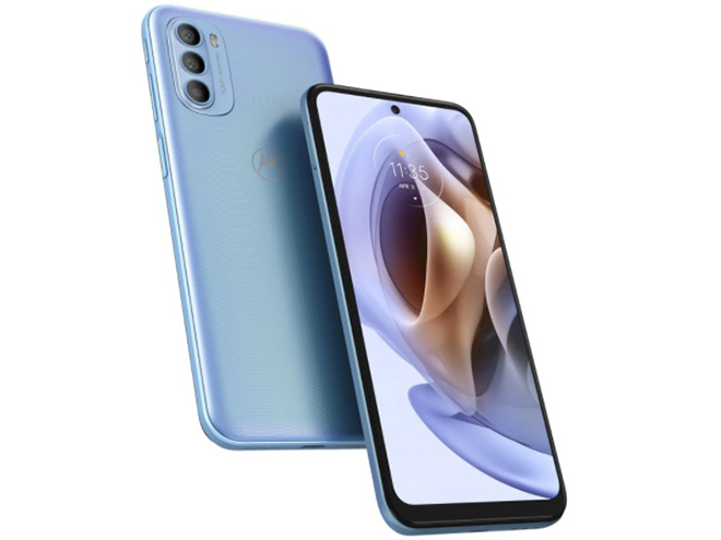 Moto G31 có thiết kế đơn giản.