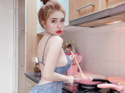 Mỹ nhân  " Ghiền Mỳ Gõ "  gợi cảm hút mắt với kiểu váy hai dây