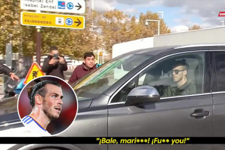 Choáng Bale bị fan Real Madrid chặn xe chửi bới trên đường rời sân tập