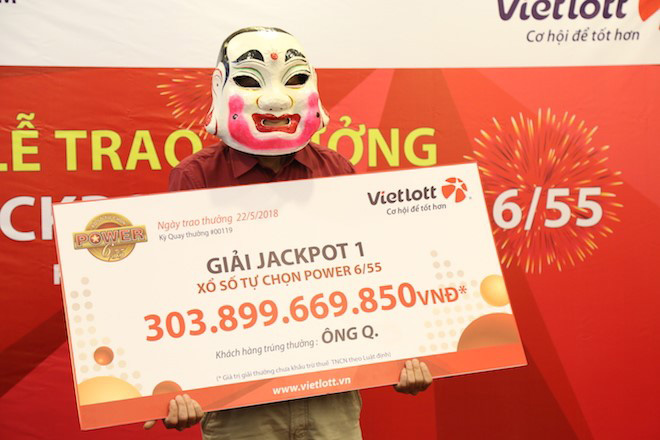Đến hiện tại, Jackpot 1 “khủng” nhất từng ghi nhận vẫn là gần 304 tỉ đồng “nổ” tại Hà Nội.