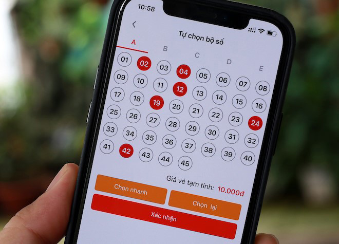 Mua vé số Power 6/55 nhanh chóng, tiện lợi và an toàn qua Vietlott SMS.