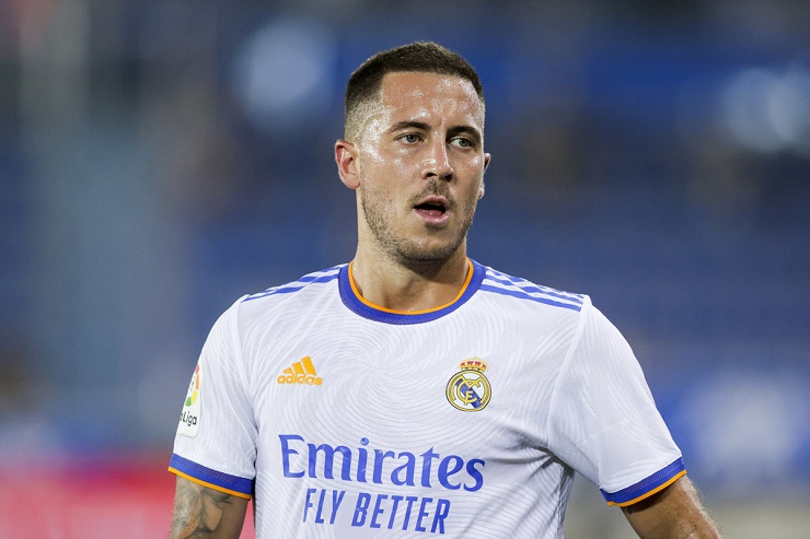 Hazard mất vị trí chính thức trong đội hình của Real Madrid