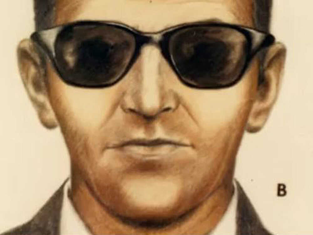 Tranh phác họa chân dung Dan Cooper của FBI (ảnh: AP)