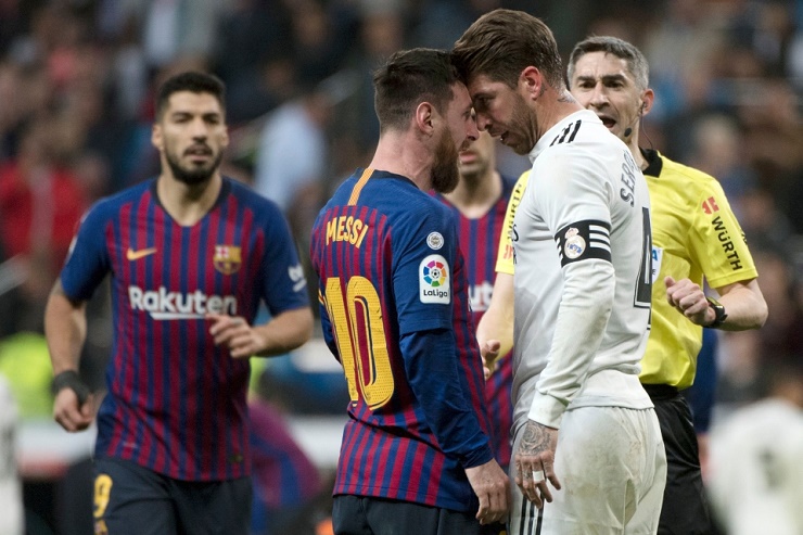 Messi và Ramos từng là địch thủ của nhau ở La Liga
