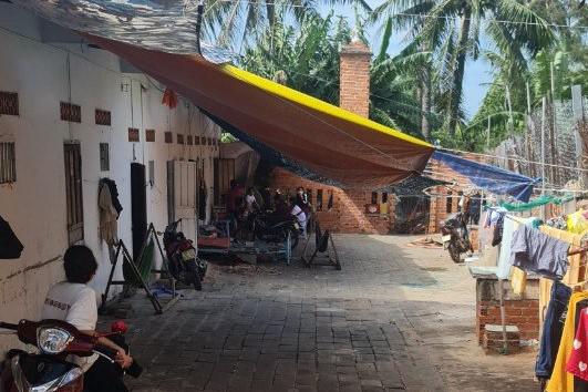 Dãy nhà trọ xảy ra án mạng