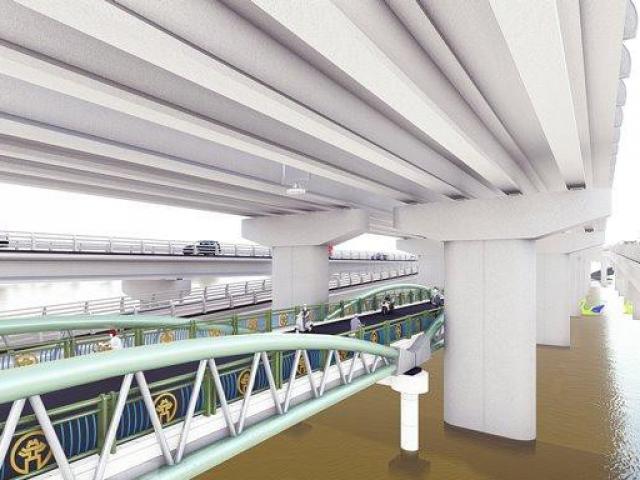 Tin tức trong ngày - Chặn xe nhiều tuyến phố để vận chuyển vòm thép cầu vượt hồ Linh Đàm