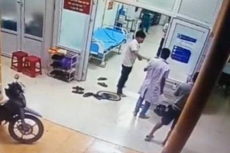 Tấn công nhân viên y tế khi đưa vợ tới cấp cứu, người chồng bị khởi tố