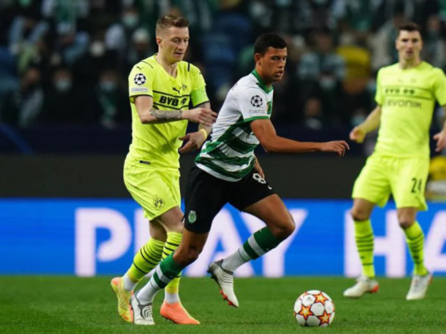 Bóng đá - Video bóng đá Sporting Lisbon - Dortmund: "Đại tiệc" 4 bàn, thẻ đỏ tai hại (Cúp C1)