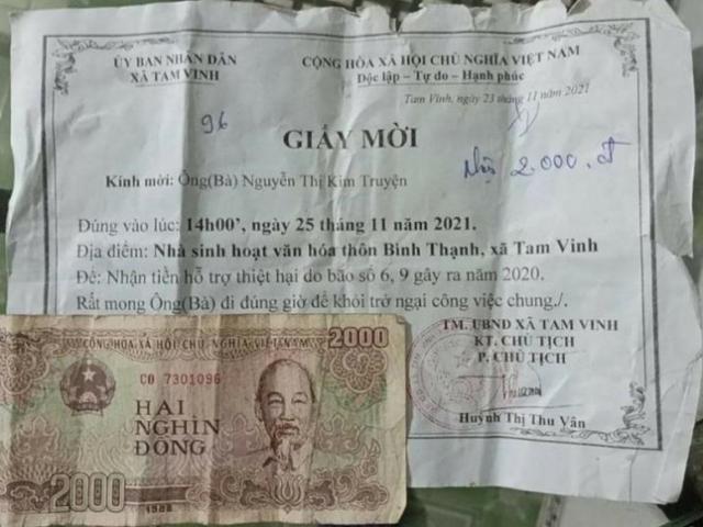Tin tức trong ngày - Tin tức 24h qua: 31 hộ dân ở Quảng Nam nhận dưới 10.000 đồng hỗ trợ thiệt hại do bão năm 2020