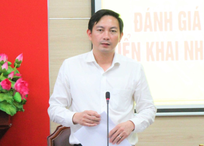 Ông Lê Hùng Sơn Bí thư kiêm Chủ tịch UBND huyện Cô Tô.