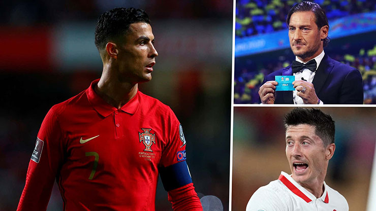 Ronaldo và Lewandowski âu lo trước thềm lễ bốc thăm vòng play-off World Cup 2022 khu vực châu Âu đêm nay