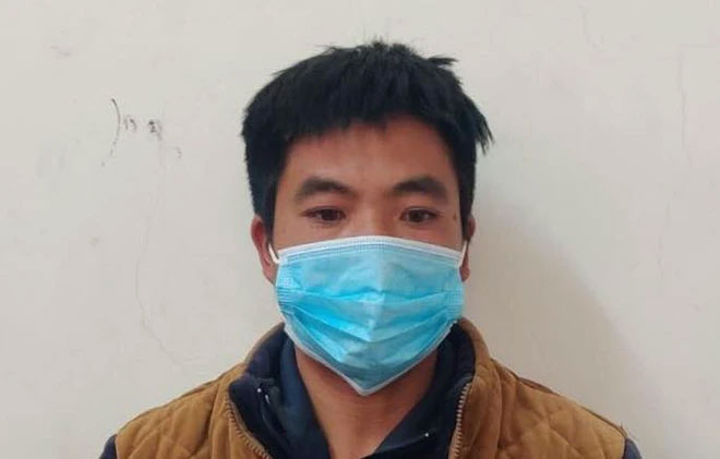 Đặng Phụ Hiền tại trụ sở công an.