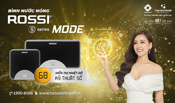 Mai Phương Thuý là đại sứ thương hiệu của bình nước nóng Rossi S-Series Mode