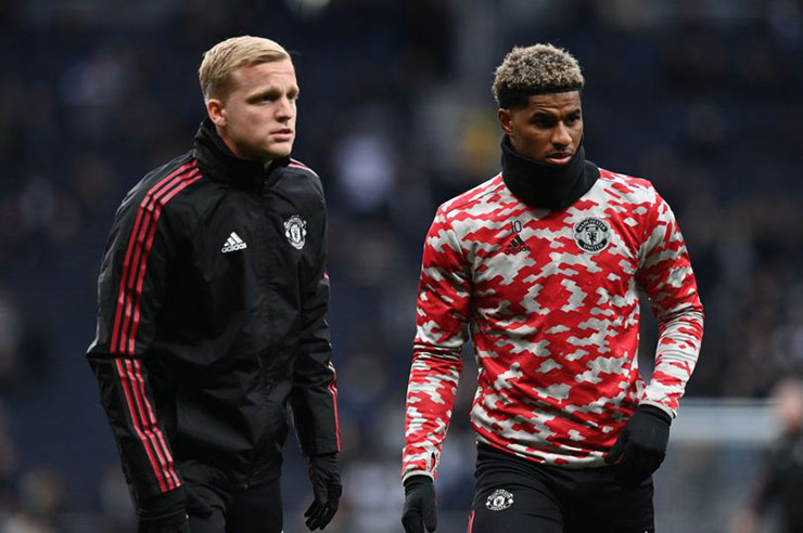 Van de Beek và Marcus Rashford có thể đá chính khi MU làm khách của Chelsea đêm nay