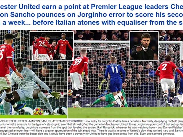 Bóng đá - MU cầm hoà Chelsea, báo Anh đoán Rangnick là người buộc Ronaldo dự bị